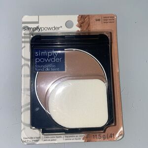NEW IN PACKAGE ~ COVER GIRL SIMPLY POWDER 540 CREAMY NATURAL .41 OZ FOUNDATION